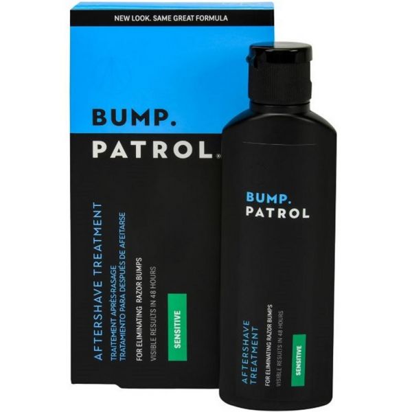 Bump Patrol Sensitive Strength Aftershave Formula - Gentle After Shave Solution Eliminates Razor Bumps and Ingrown Hairs - 2oz